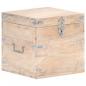 Preview: Truhe 40x40x40 cm Akazie Massivholz