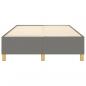 Preview: Bettgestell Dunkelgrau 120x200 cm Stoff