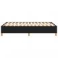 Preview: Bettgestell Schwarz 120x200 cm Stoff