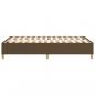 Preview: Bettgestell Dunkelbraun 120x200 cm Stoff