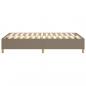 Preview: Bettgestell Taupe 120x200 cm Stoff