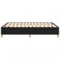 Preview: Bettgestell Schwarz 140x190 cm Stoff