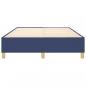 Preview: Bettgestell Blau 140x190 cm Stoff
