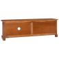 Preview: TV-Schrank 112x30x37 cm Massivholz Teak