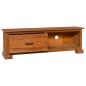 Preview: TV-Schrank 112x30x37 cm Massivholz Teak