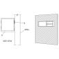 Preview: Wand-TV-Schrank 90x30x30 cm Teak Massivholz