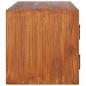 Preview: Wand-TV-Schrank 90x30x30 cm Teak Massivholz