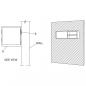 Preview: Wand-TV-Schrank 90x30x30 cm Teak Massivholz