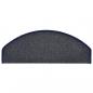 Preview: Treppenmatten 15 Stk. Dunkelgrau und Blau 65x24x4 cm