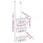 Preview: Dusch-Butler 30x15x(67-105) cm Aluminium