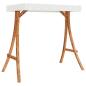 Preview: Hollywoodschaukel mit Dach Massivholz Fichte mit Teak-Finish