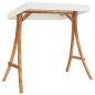 Preview: Hollywoodschaukel mit Dach Massivholz Fichte mit Teak-Finish