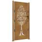 Preview: Gartentor 105x180 cm Cortenstahl Baum-Design