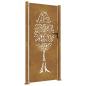 Preview: Gartentor 105x180 cm Cortenstahl Baum-Design
