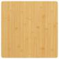 Preview: ARDEBO.de - Tischplatte 40x40x1,5 cm Bambus
