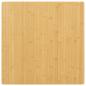 Preview: ARDEBO.de - Tischplatte 90x90x2,5 cm Bambus