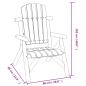 Preview: 3-tlg. Garten-Lounge-Set Massivholz Fichte