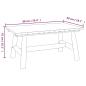 Preview: 3-tlg. Garten-Lounge-Set Massivholz Fichte