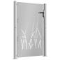 Preview: Gartentor 105x155 cm Cortenstahl Gras-Design