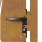 Preview: Gartentor 105x155 cm Cortenstahl Gras-Design
