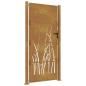 Preview: Gartentor 105x205 cm Cortenstahl Gras-Design
