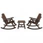 Preview: ARDEBO.de - 3-tlg. Garten-Lounge-Set Massivholz Fichte
