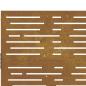 Preview: Gartentor 85x100 cm Cortenstahl Quadratisches Design