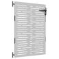 Preview: Gartentor 85x125 cm Cortenstahl Quadratisches Design