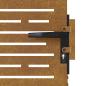 Preview: Gartentor 85x125 cm Cortenstahl Quadratisches Design