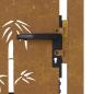 Preview: Gartentor 105x130 cm Cortenstahl Bambus-Design