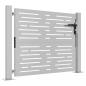 Preview: Gartentor 105x105 cm Cortenstahl Quadratisches Design