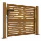 Preview: Gartentor 105x105 cm Cortenstahl Quadratisches Design