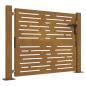 Preview: Gartentor 105x105 cm Cortenstahl Quadratisches Design