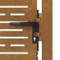 Preview: Gartentor 105x105 cm Cortenstahl Quadratisches Design