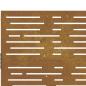Preview: Gartentor 105x105 cm Cortenstahl Quadratisches Design