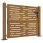 Preview: Gartentor 105x105 cm Cortenstahl Quadratisches Design