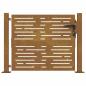 Preview: Gartentor 105x105 cm Cortenstahl Quadratisches Design
