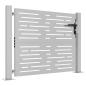 Preview: Gartentor 105x105 cm Cortenstahl Quadratisches Design