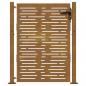 Preview: Gartentor 105x130 cm Cortenstahl Quadratisches Design
