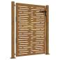 Preview: Gartentor 105x130 cm Cortenstahl Quadratisches Design