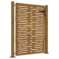 Preview: Gartentor 105x130 cm Cortenstahl Quadratisches Design