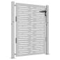 Preview: Gartentor 105x130 cm Cortenstahl Quadratisches Design
