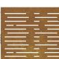 Preview: Gartentor 105x130 cm Cortenstahl Quadratisches Design