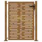 Preview: Gartentor 105x130 cm Cortenstahl Quadratisches Design