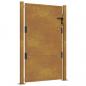 Preview: Gartentor 105x130 cm Cortenstahl