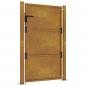 Preview: Gartentor 105x130 cm Cortenstahl