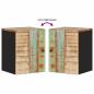 Preview: Bad-Wandschrank 38x33x48 cm Altholz Massiv