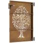 Preview: Gartentor 85x125 cm Cortenstahl Baum-Design