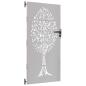 Preview: Gartentor 85x200 cm Cortenstahl Baum-Design