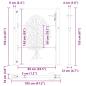 Preview: Gartentor 105x155 cm Cortenstahl Baum-Design